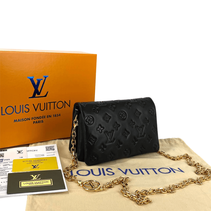 lou1 Louis Vuitton pochette coussin Bag Empreinte - Görsel 1