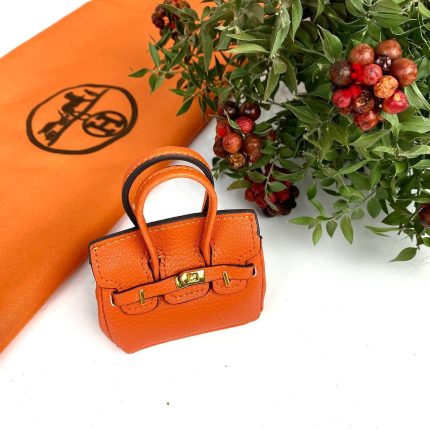 Hermes Miniature Birkin Purse Bag Charm