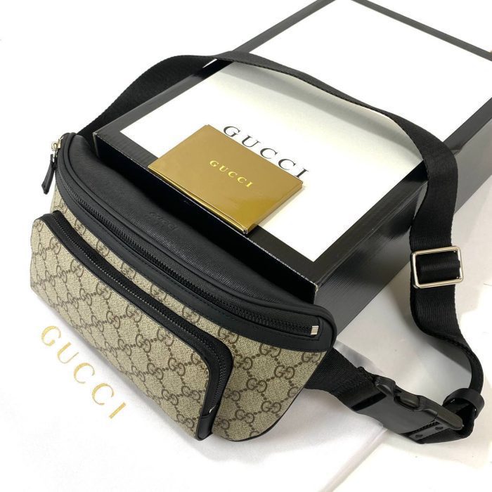 Gucci Supreme Eden Belt Bag Hakiki Deri Bel Çantası - Görsel 2