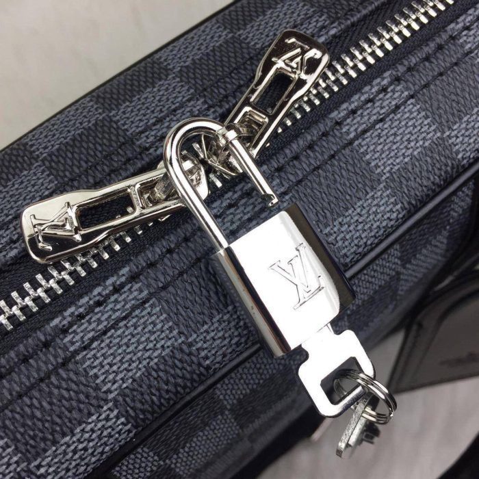 Louis Vuitton Porte Voyage Canvas Hakiki Deri Evrak ve Laptop Çantası - Görsel 5