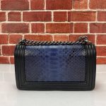 Chanel Boy Bag Python Medium Kadın Çanta - Görsel 3