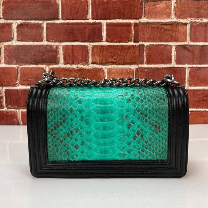Chanel Boy Bag Python Medium Kadın Çanta - Görsel 2