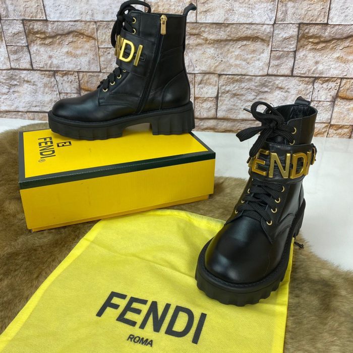 Fendi Fendigraphy Biker Kadın Bot - Görsel 1