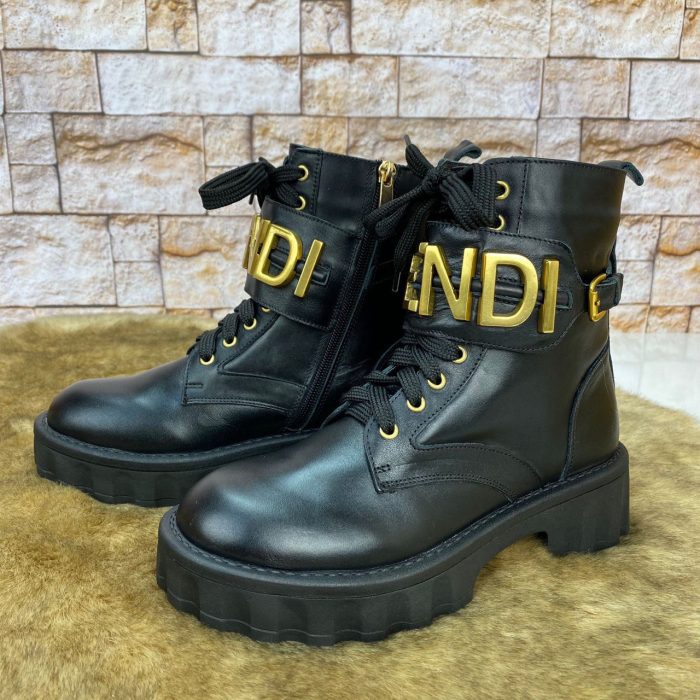 Fendi Fendigraphy Biker Kadın Bot - Görsel 3