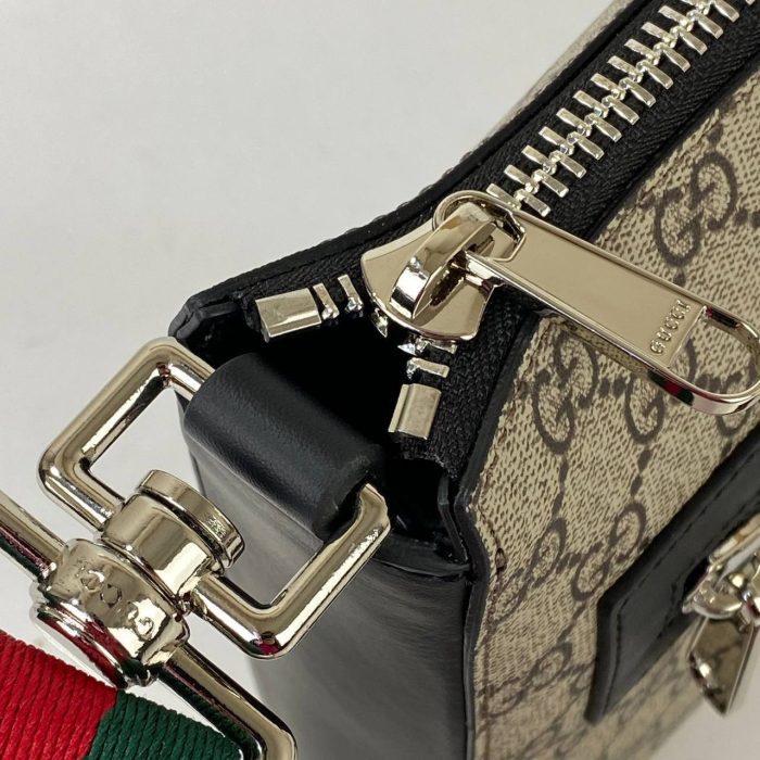 Gucci Black Small Messenger Postacı Çantası - Görsel 5