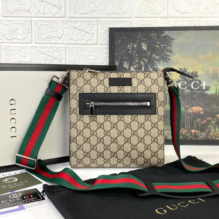 Gucci Black Small Messenger Postacı Çantası - Görsel 1