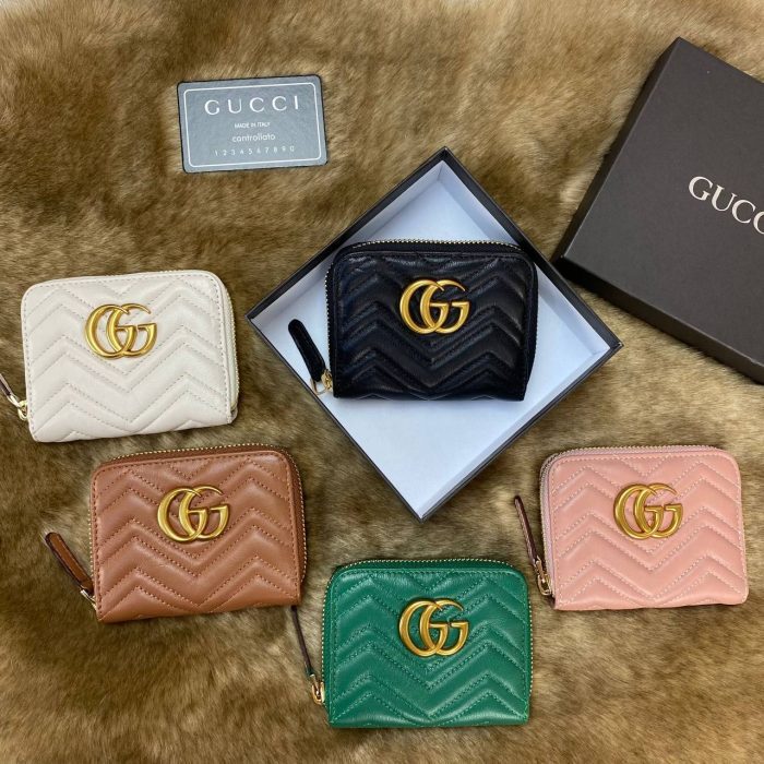Gucci Marmont Zippy Mini Wallet Kadın Cüzdan - Görsel 2