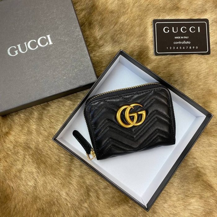 Gucci Marmont Zippy Mini Wallet Kadın Cüzdan - Görsel 1