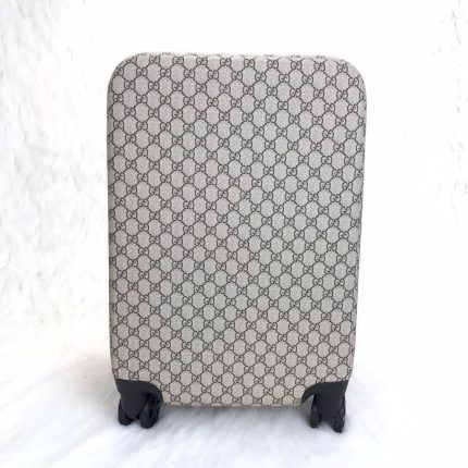 Gucci Oversized Supreme Logo Trolley Suitcase 55(kabin boy) çek çek valiz