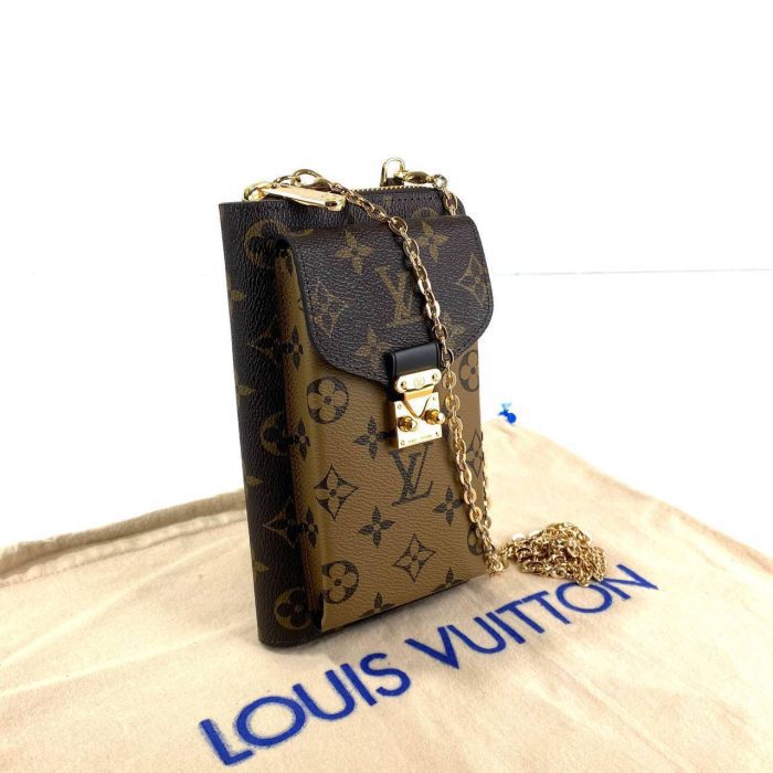 Louis Vuitton Vertical Zippy Wallet Metis Telefon Kılıfı ve Cüzdan - Görsel 5