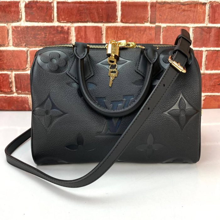 Louis Vuitton Bandouliere Oversized Empreinte Speedy 25 - Görsel 6
