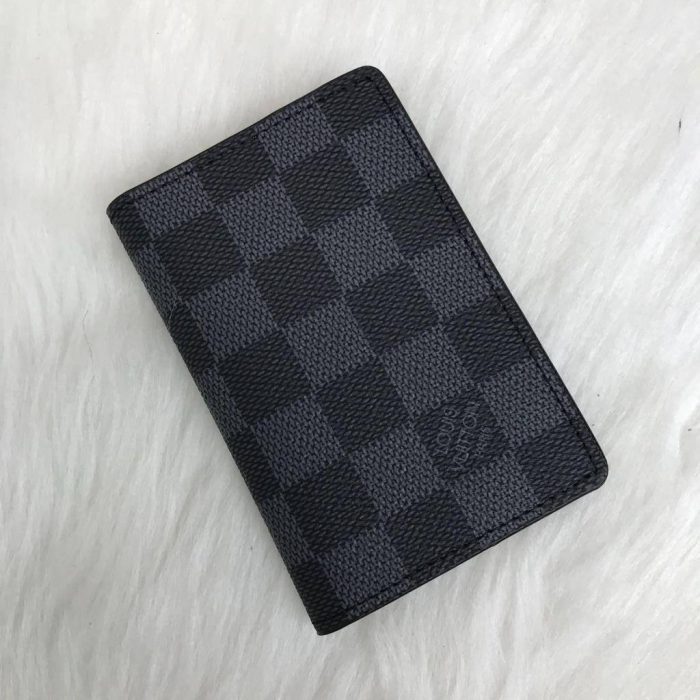 Louis Vuitton Pocket Organiser Hakiki Deri Kartlık - Görsel 1