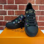 Louis Vuitton Time-Out Sneaker Bicolor Gradient Hakiki Deri Kadın Ayakkabı - Görsel 2