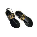 Valentino Vlogo Mule Sandals %100 hakiki deri bayan sandalet - Görsel 2