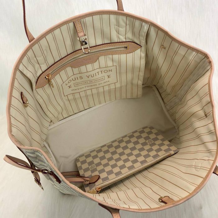 Louis Vuitton Neverfull MM Orta Boy Kadın Çanta - Görsel 4