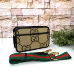 Gucci Jumbo GG Mini Bag Hakiki Deri Postacı Çanta - Görsel 4