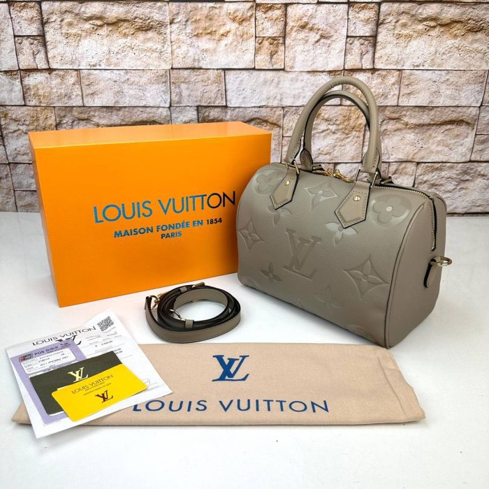 Louis Vuitton Bandouliere Oversized Empreinte Speedy 25 - Görsel 1