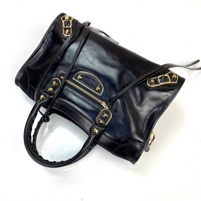 Balenciaga Classic City Bag %100 Hakiki Deri Bayan Çanta - Görsel 5