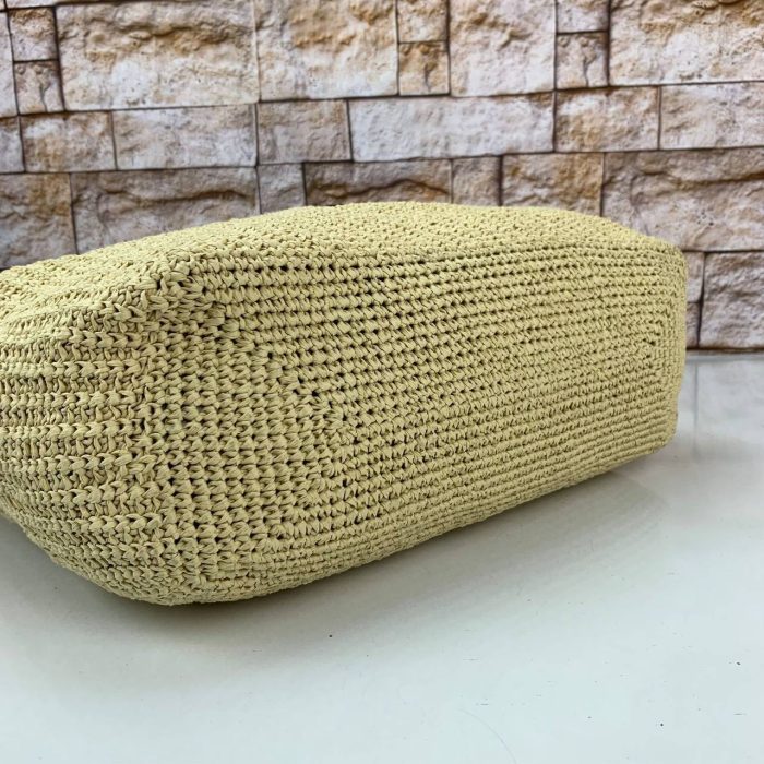 Prada Small Crochet Tote Bag El Örgüsü Bayan Çanta - Görsel 8