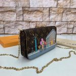 Louis Vuitton Felicie Pochette Vivienne Mascot Kadın Çanta - Görsel 2