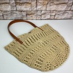 Yves Saint Laurent Panier Medium Crochet Raffia Bag Kadın Çanta - Görsel 7