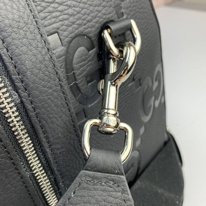 Gucci Jumbo GG Duffle Luggage Bag - Görsel 11