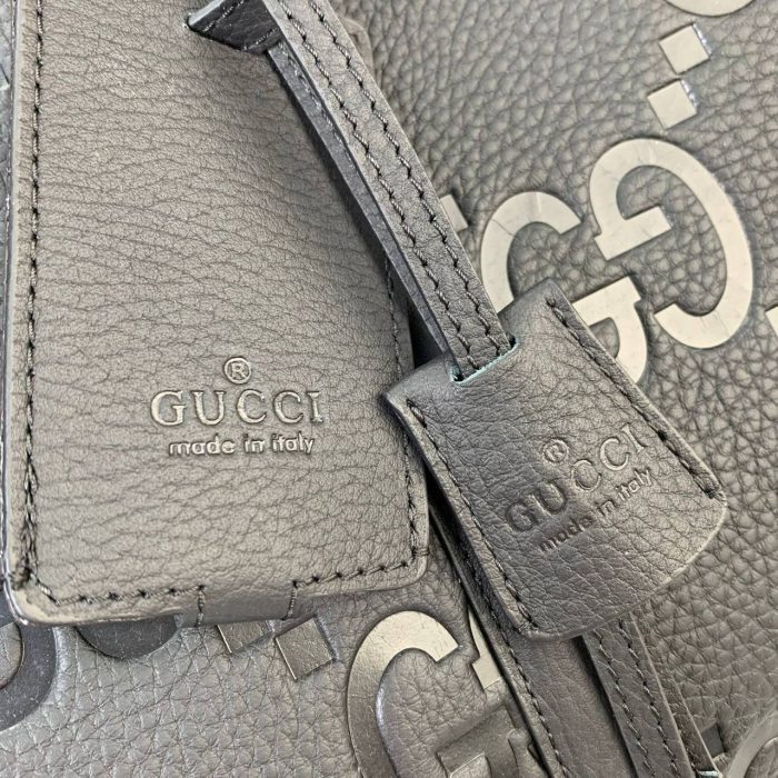 Gucci Jumbo GG Duffle Luggage Bag - Görsel 12