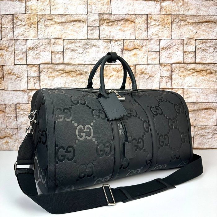 Gucci Jumbo GG Duffle Luggage Bag - Görsel 3