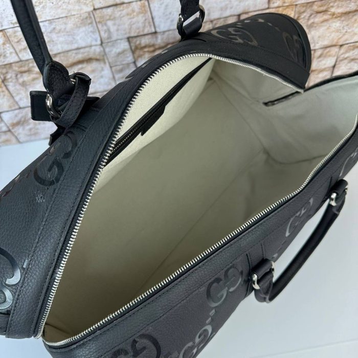 Gucci Jumbo GG Duffle Luggage Bag - Görsel 5