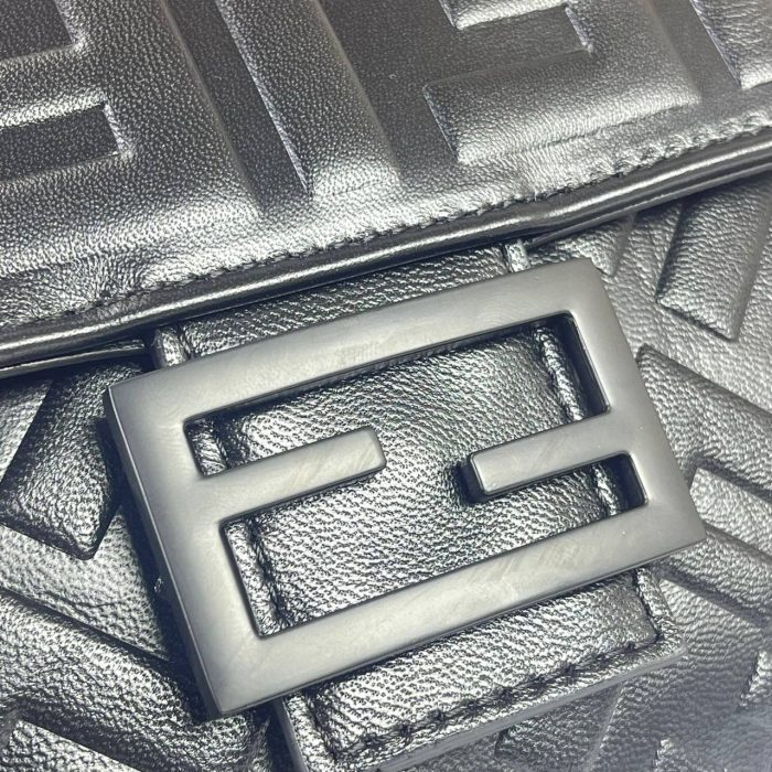 Fendi Baguette Bag %100 Hakiki Deri Kadın Çanta - Görsel 8
