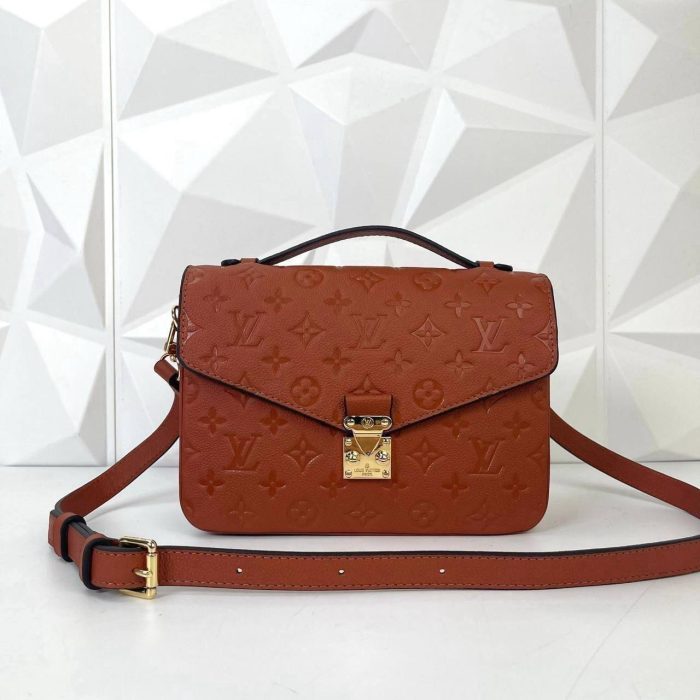 Louis Vuitton Metis Pochette Empreinte Hakiki Deri Kadın Çanta - Görsel 4