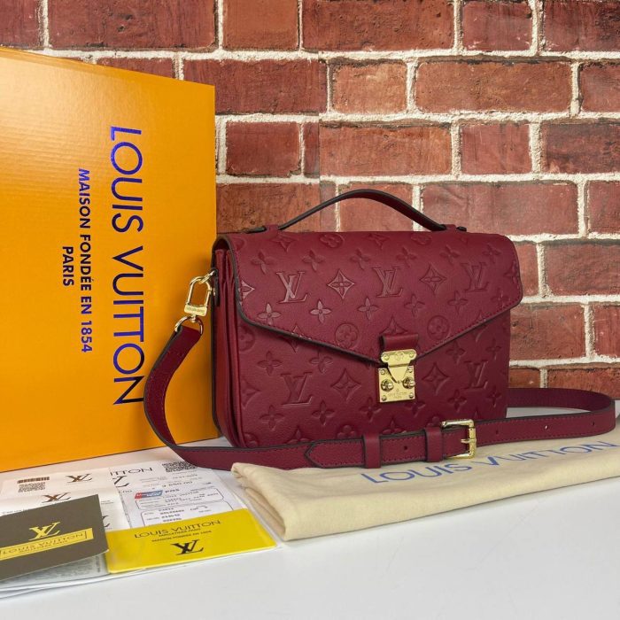 Louis Vuitton Metis Pochette Empreinte Hakiki Deri Kadın Çanta - Görsel 3