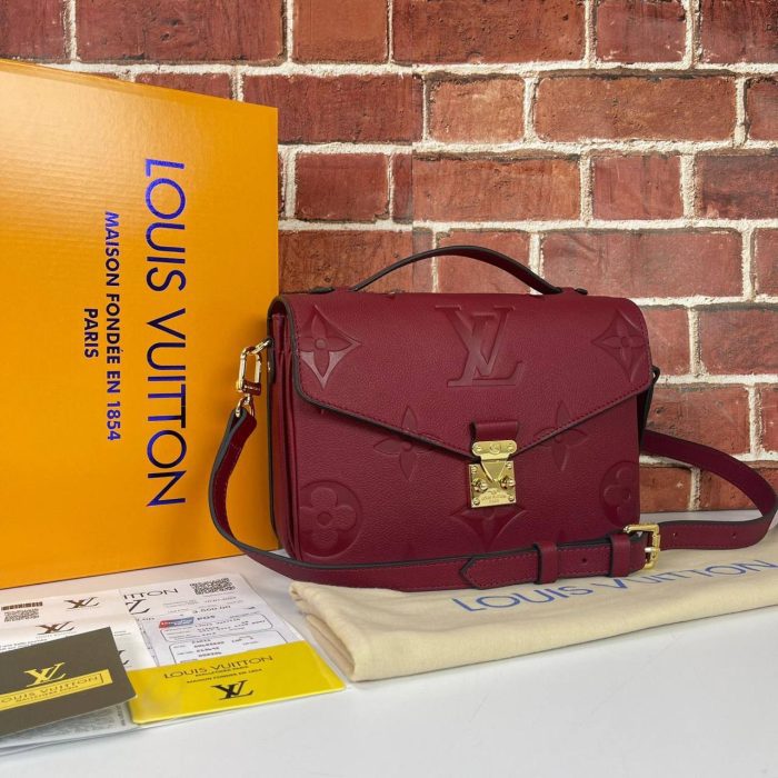 Louis Vuitton Metis Pochette Empreinte Hakiki Deri Kadın Çanta - Görsel 2