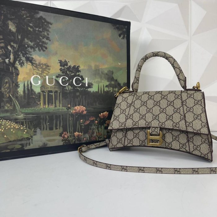 Gucci Balenciaga The Hacker Project Hourglass Small Top Handle Bag - Görsel 3